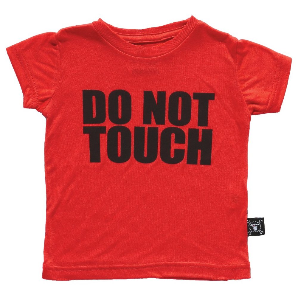 Nununu Do Not Touch T-Shirt Red